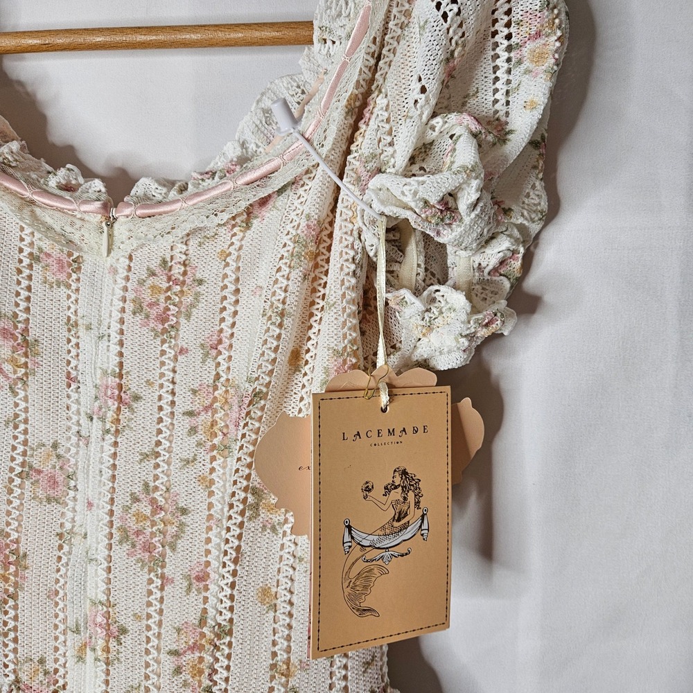 Lacemade Rose Path Corset Dress Sz S NWT - Picture 4 of 10